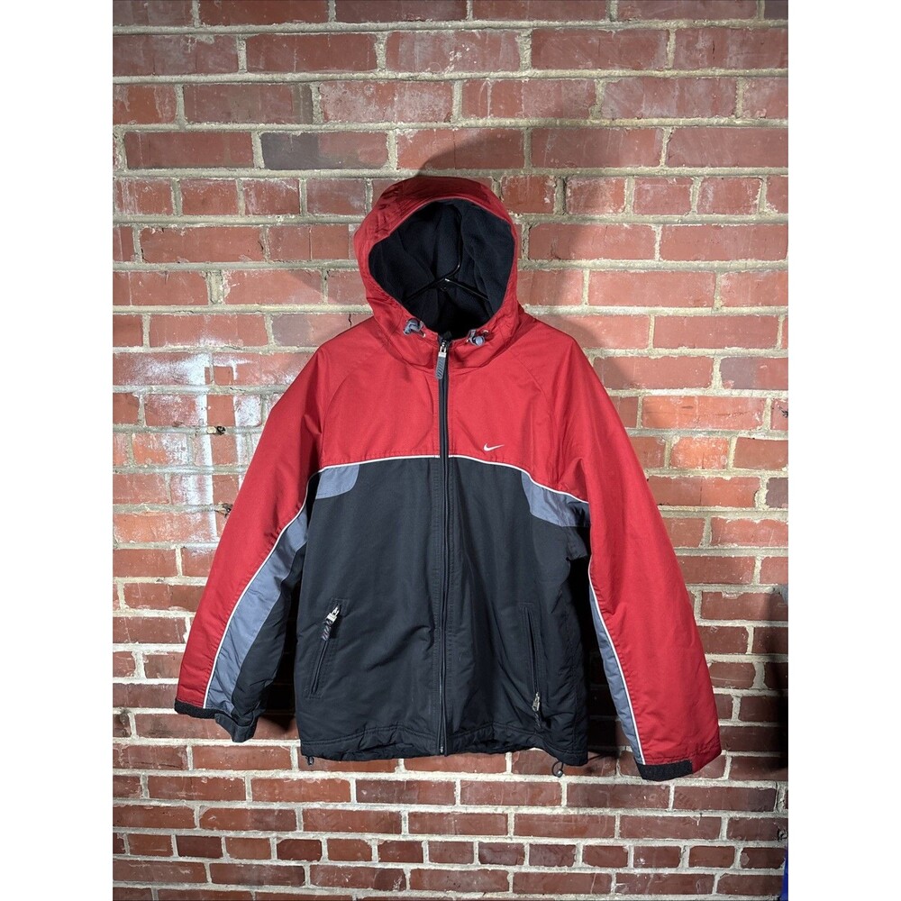 Vintage Y2K Nike Winter Jacket Zip Up Swoosh Back Logo Outdoor Mens Medium
